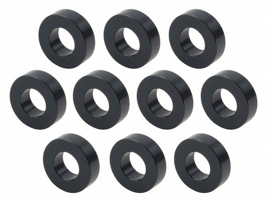 メカニックユース ユニバーサルカラーセット 内径8mm 外径16.5mm 厚さt=5mm 10個入り ブラック