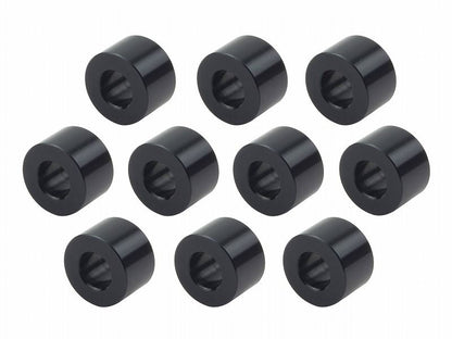 メカニックユース ユニバーサルカラーセット 内径6mm 外径12.6mm 厚さt=8mm 10個入り ブラック