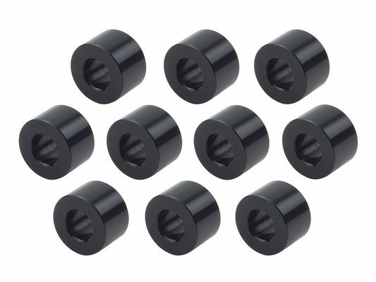 メカニックユース ユニバーサルカラーセット 内径6mm 外径12.6mm 厚さt=8mm 10個入り ブラック