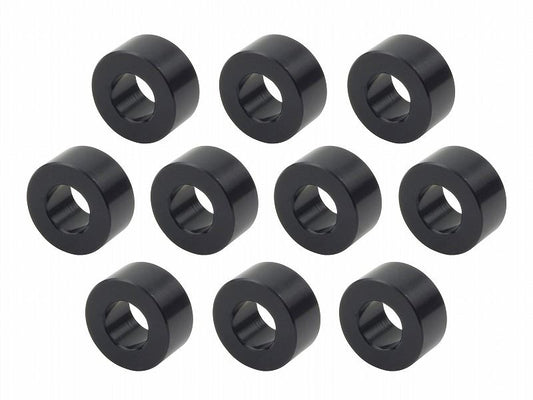 メカニックユース ユニバーサルカラーセット 内径8mm 外径16.5mm 厚さt=8mm 10個入り ブラック