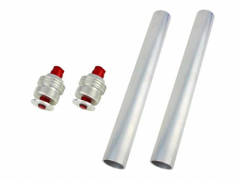 Initial Adjuster Type 2, without air valve, silver body/red, BANDIT400V