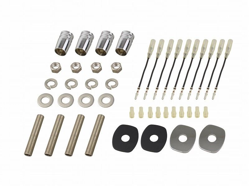 Bolt-on Fitting Bracket Set Plated ZEPHYR400/ZEPHYR750/ZEPHYR1100/ZRX400