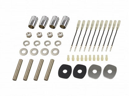 Bolt-on Fitting Bracket Set Plated ZEPHYR400/ZEPHYR750/ZEPHYR1100/ZRX400