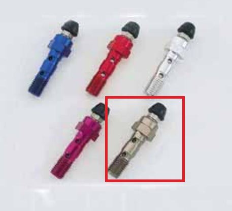GOODRIDGE エアーフリーバンジョーボルト ガスケット付 P-1.25 ダブル ヤマハ純正 チタン