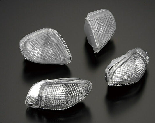 カスタムウインカーレンズセット 1台分 スモークレンズ ZZR1100