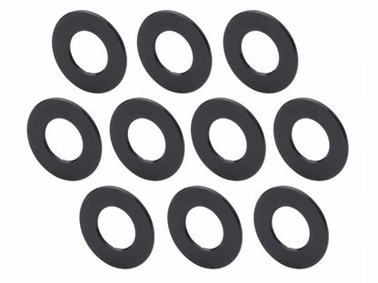 メカニックユース ユニバーサルカラーセット ブラック 内径10mm 外径21.6mm 厚さt=1mm 10個入り