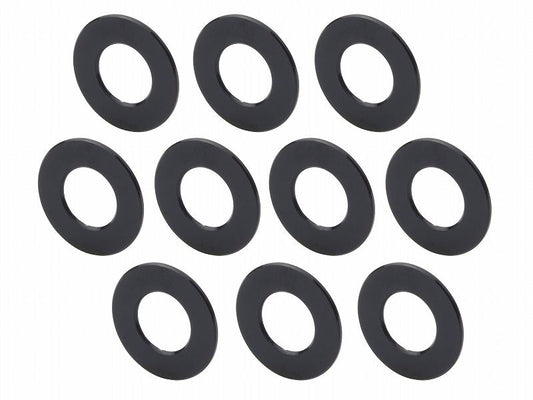 メカニックユース ユニバーサルカラーセット ブラック 内径10mm 外径21.6mm 厚さt=1mm 10個入り