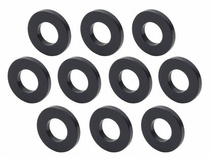 メカニックユース ユニバーサルカラーセット ブラック 内径10mm 外径21.6mm 厚さt=3mm 10個入り