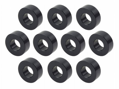 メカニックユース ユニバーサルカラーセット 内径10mm 外径21.6mm 厚さt=8mm 10個入り ブラック