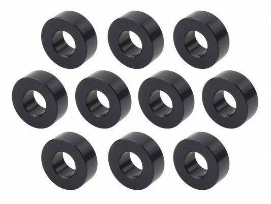 メカニックユース ユニバーサルカラーセット 内径10mm 外径21.6mm 厚さt=8mm 10個入り ブラック