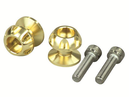 8mm NASAタイプネットアンカー 2個入り シャンパンゴールド