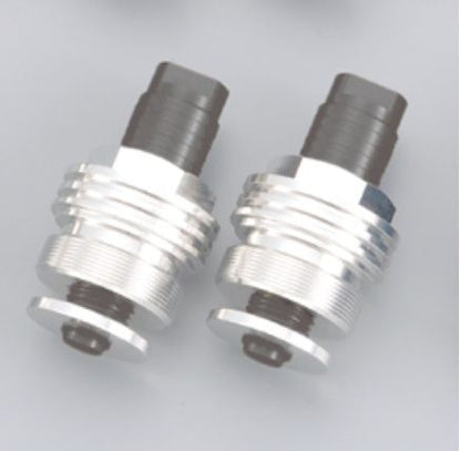 Initial Adjuster Type2 without Air Valve, Silver Body/Black for V-MAX