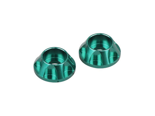 NASA Type Cap Holder (8mm/pair) DARK GREEN