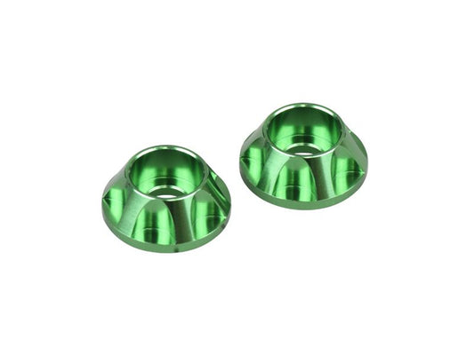 NASA Type Cap Holders (8mm/pair) L.GREEN