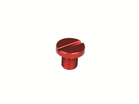 Aluminum Color Anodized M8 Mirror Hole Plugs (Red)