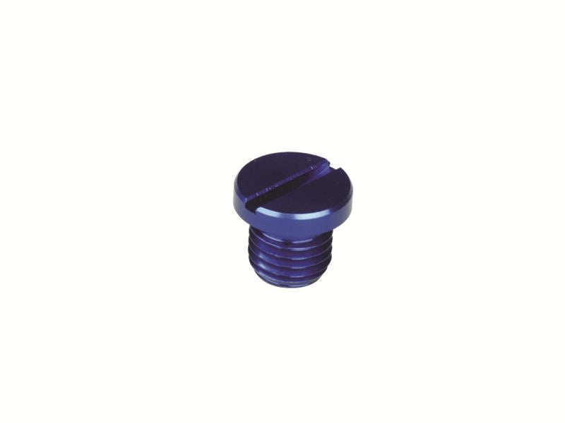 Aluminum Colored M10 Yamaha Mirror Hole Plugs (BLUE)