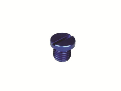 Aluminum Colored M10 Yamaha Mirror Hole Plugs (BLUE)