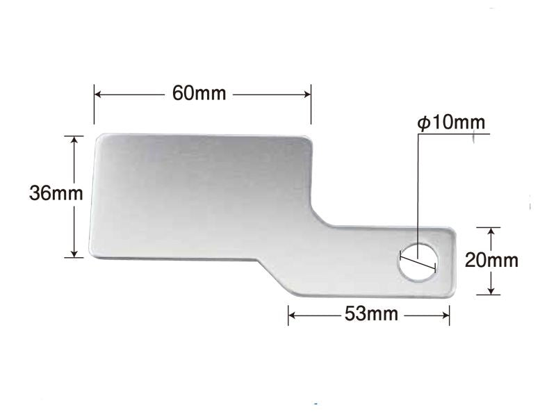 Temp Meter Stay Straight (LEFT) SILVER