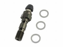 EARL'S エアーフリーバンジョーボルト ガスケット付 P-1.25 ダブル ホンダ純正/カワサキ純正/スズキ純正 チタン