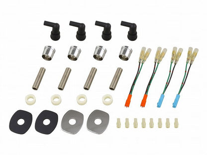 Bolt-on Fitting Bracket Set, Chrome, W800