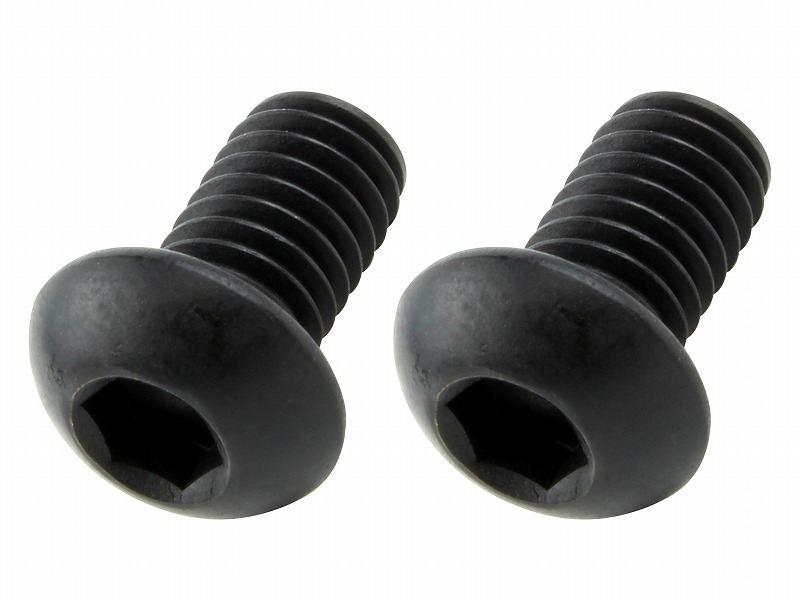ボタンキャップボルト M6X10 ブラック 2pcs/Set