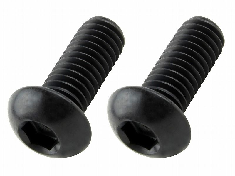 ボタンキャップボルト M6X15 ブラック 2pcs/Set