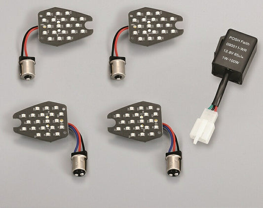 LED Conversion Kit - Vehicle-specific Set for 1 Motorcycle: CBR600RR/CBR600F4I/CBR954RR/CBR1000RR/CB1300