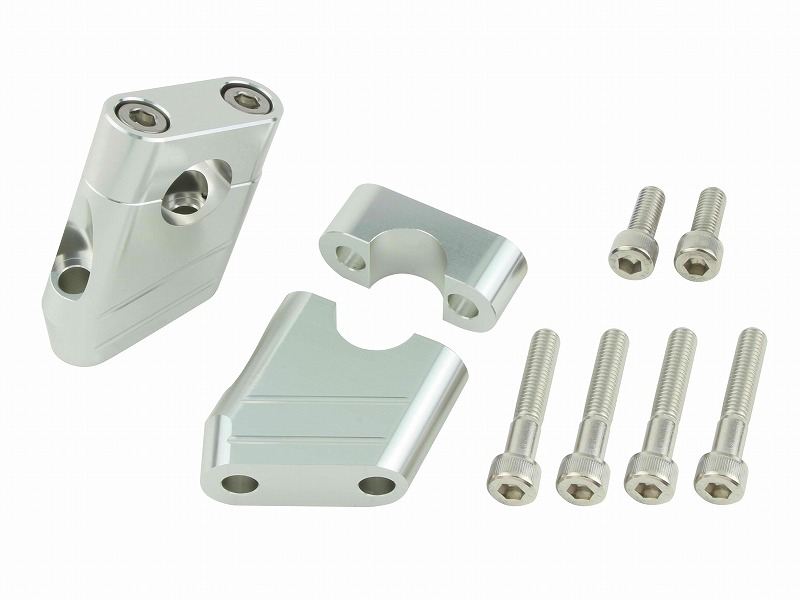 スーパーバイクポジションブラケット シルバー ZEPHYR400 ゼファー400/ZEPHYR750 ゼファー750/ZEPHYR1100 ゼファー1100