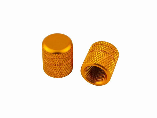 Aluminum-Colored Air Valve Cap (GOLD) pr.