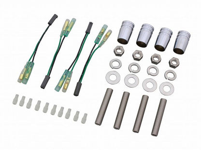 Bolt-on Fitting Bracket Set - Chrome - Impulse 400 / Inazuma / GSX1400