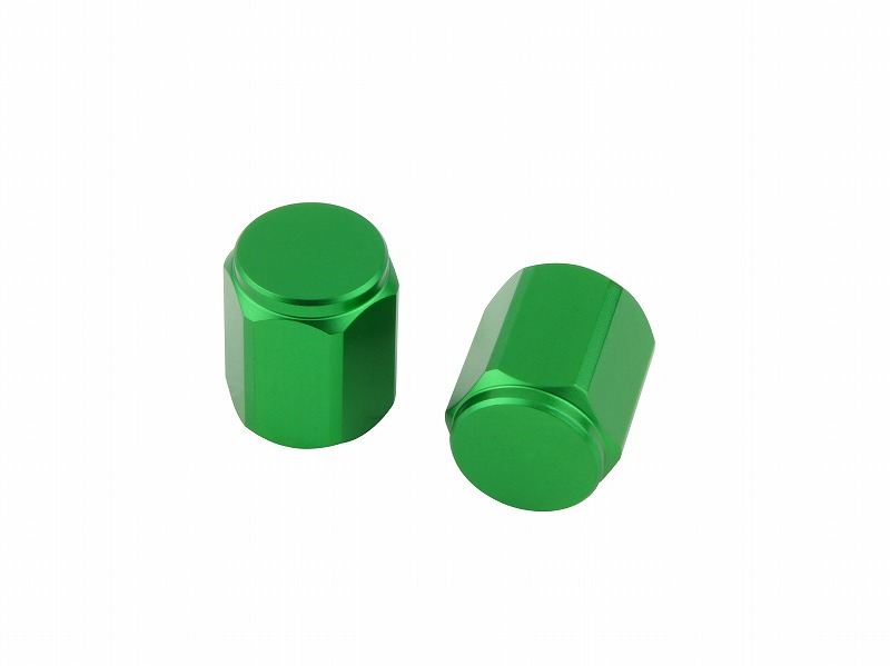 Hex Valve Cap (Plain) L.GREEN