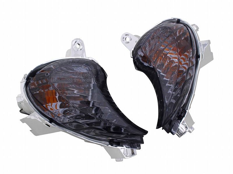 スモークウインカーレンズ フロント GSX1300R HAYABUSA GSX1300R隼