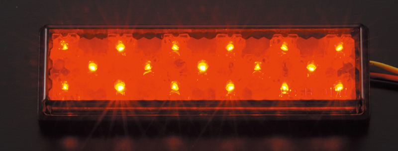 ヘﾟイストLEDテールランプ YZFタイプ レッドレンズ