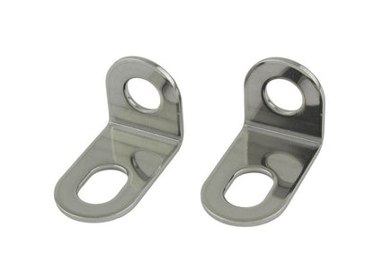 Universal Blinker Stay Plate (Angle) Stainless Steel M10
