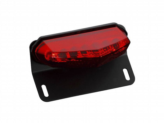 Acute LED Tail Lamp Type 2 with LED License Plate Light, Red Lens