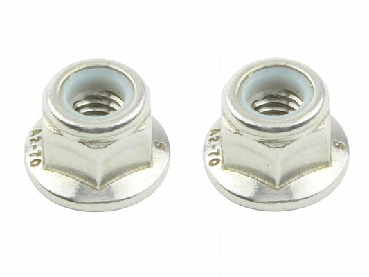 M6 フランジナイロンロックナット ステンレス 2pcs/Set