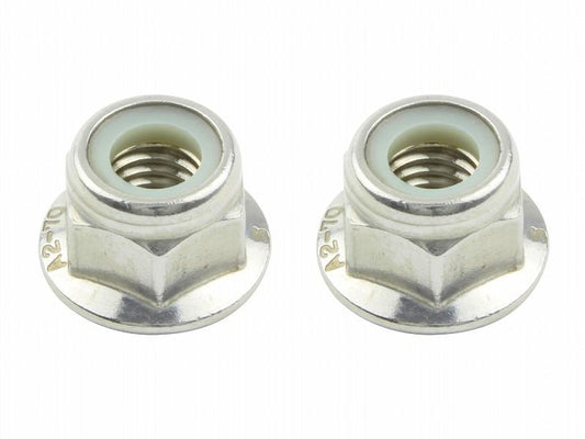 M8 フランジナイロンロックナット ステンレス 2pcs/Set