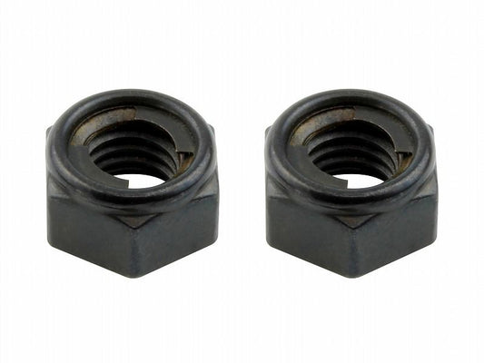 M8 Lock Nut, Black, 2pcs/Set