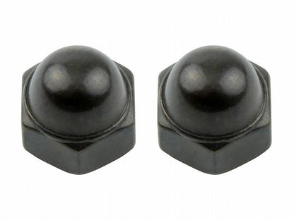 M6 Acorn Nuts, Black, 2 pcs/set