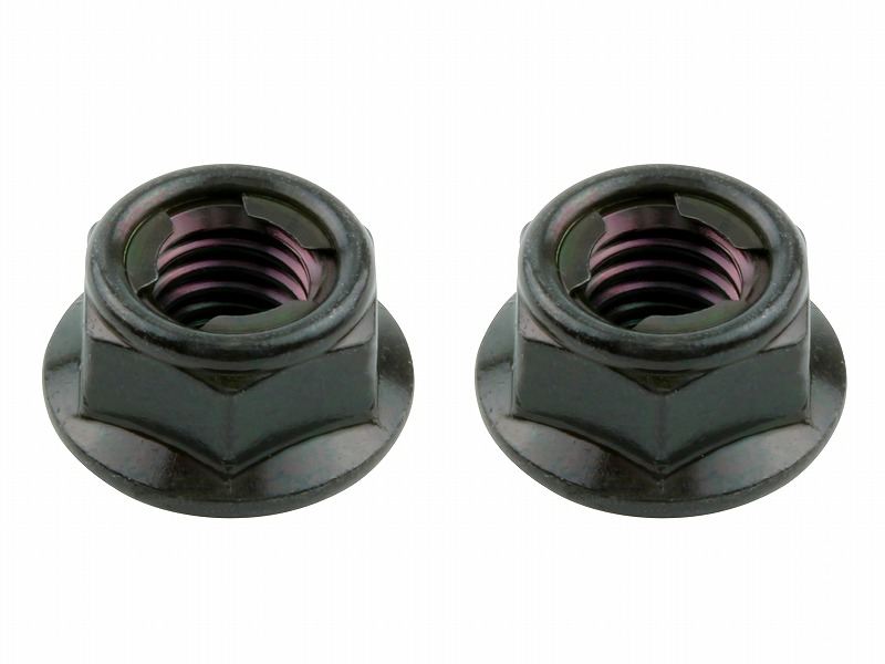 M8フランジロックナット ブラック 2pcs/Set
