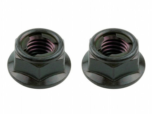 M8 Flange Lock Nut Black 2pcs/Set