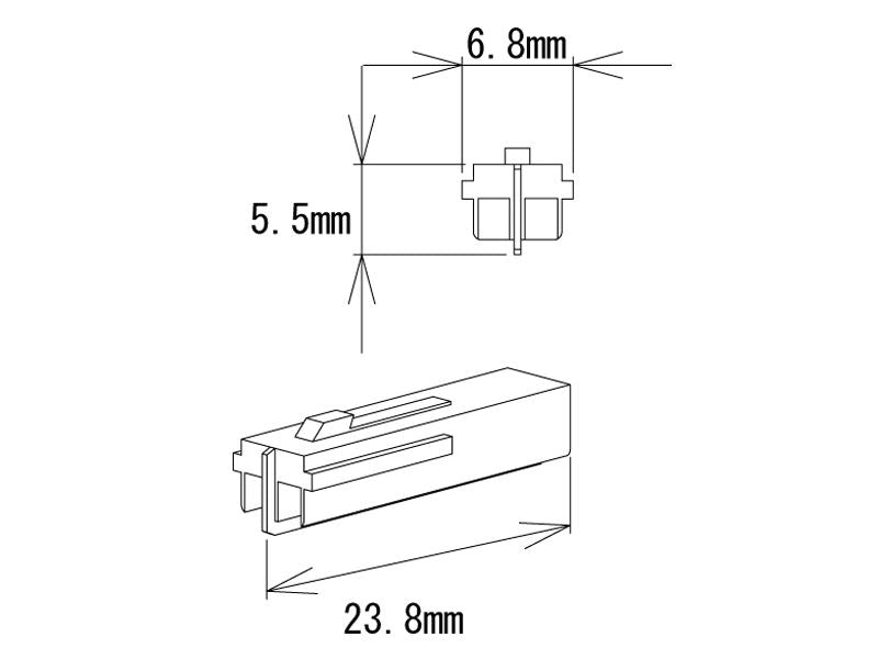0 カワサキヘンカンカプラー ホンダタンシシヨウ (W) 3セン (2pcs)