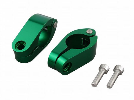 Quick Release Brace Clamps 22.4mm Size Set of 2 Dark Green