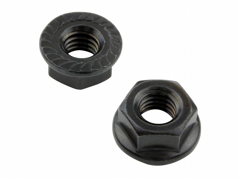 M6フランジナット ブラック 2pcs/Set