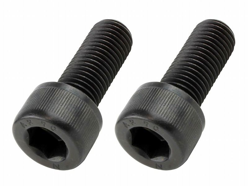 キャップボルトセット M10X25 P1.25 ブラック 2pcs