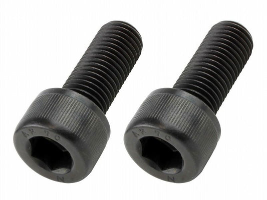 Cap Bolt Set M10X25 P1.25 Black 2pcs