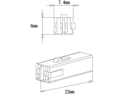 0 カワサキヘンカンカプラー ホンダタンシシヨウ (S) 2セン (2pcs)