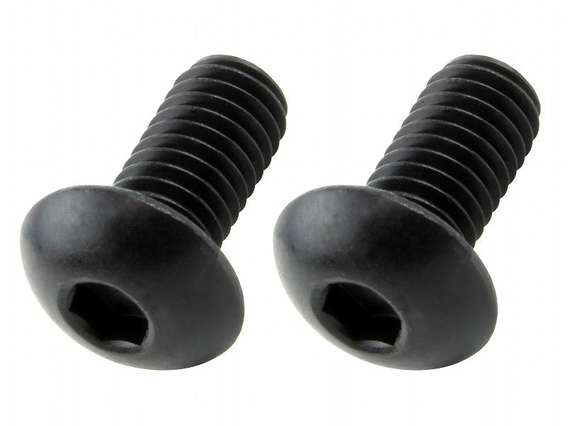 ボタンキャップボルトセット M5X10 ブラック (2pcs/Set)