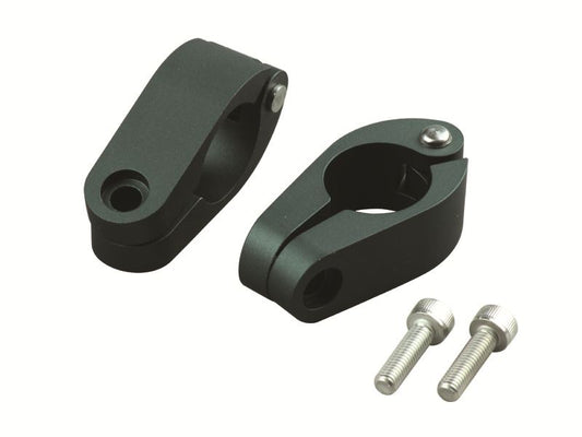 Quick Release Brace Clamps, 22.4mm Clamp Size, 2-Pack, Matte Gray