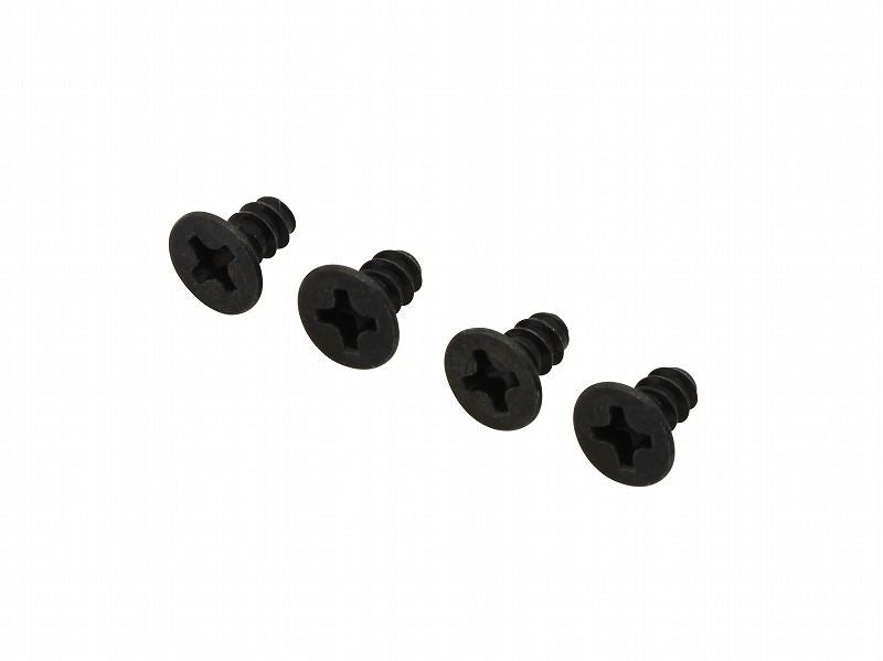 ZRウインカーレンズビス M3X6 (4pcs) ブラック